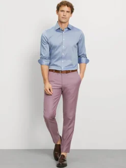 Olymp Diamond Structure Shirt - Navy