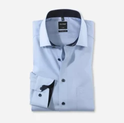 Olymp Natte Modern Fit Formal Shirt - Blue
