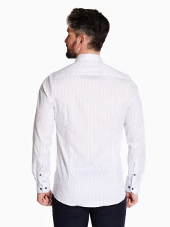 Olymp Print Shirt - White