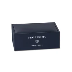 Profuomo Cufflink Shiny Gun Metal - Silver