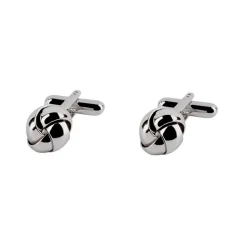 Profuomo Cufflink Shiny Knot - Silver