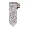 Profuomo Paisley Woven Silk Tie - Yellow