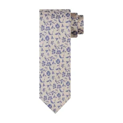 Profuomo Paisley Woven Silk Tie - Yellow