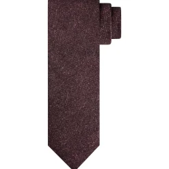 Profuomo Scatter Print Silk Tie - Red