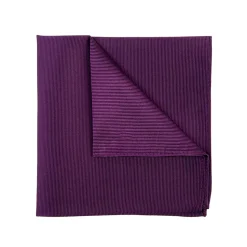 Profuomo Silk Pocket Square 33x33 - Aubergine