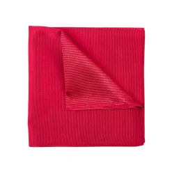 Profuomo Silk Pocket Square 33x33 - Red
