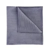 Profuomo Silk Pocket Square 33x33 - Silver