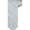 Profuomo Silk Print Tie - Green