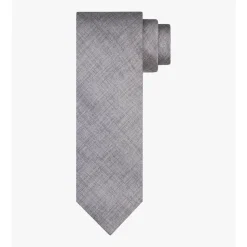 Profuomo Silk Print Tie - Grey