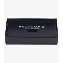 Profuomo Silk Self Bow Tie - Black