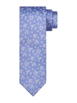 Profuomo Silk Woven Tie - Blue