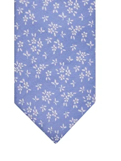 Profuomo Silk Woven Tie - Blue