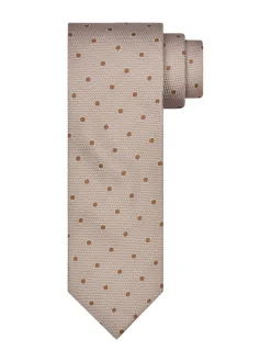 Profuomo Silk Woven Tie - Stone