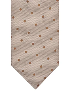 Profuomo Silk Woven Tie - Stone