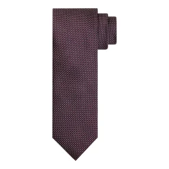 Profuomo Silk Woven Tie - Red