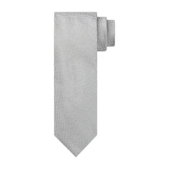 Profuomo Silk Woven Tie - Grey