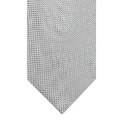 Profuomo Silk Woven Tie - Grey