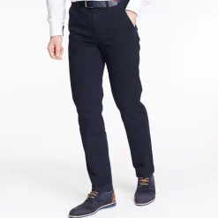 Remus Uomo Bart Cotton Trousers - Navy