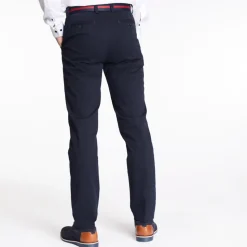 Remus Uomo Bart Cotton Trousers - Navy