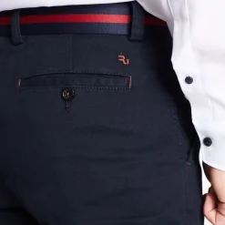 Remus Uomo Bart Cotton Trousers - Navy