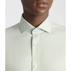 Remus Uomo Frank Twill Shirt - Green