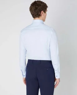 Remus Uomo Kirk Structure Shirt - Blue