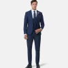 Remus Uomo Lazio Slim Fit 3 Piece Suit - Blue