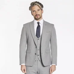 Remus Uomo Mario Slim 3 Piece Suit - Grey