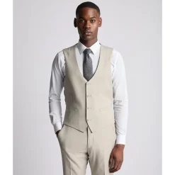 Remus Uomo Mario Waistcoat - Stone