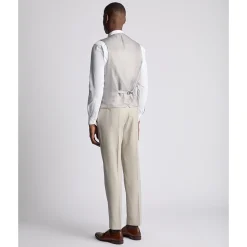 Remus Uomo Mario Waistcoat - Stone