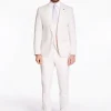 Remus Uomo Massa Plain 3 Piece Suit - Stone