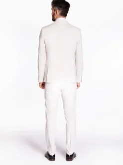 Remus Uomo Massa Plain 3 Piece Suit - Stone