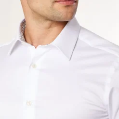 Remus Uomo Mini Pattern Shirt - White