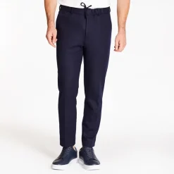 Remus Uomo Savi Drawstring Trouser - Navy