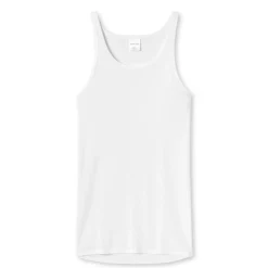 Schiesser Fine Ribbed Undershirt - White