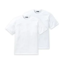 Schiesser 2pk Crew Neck American Jersey T-Shirt - White