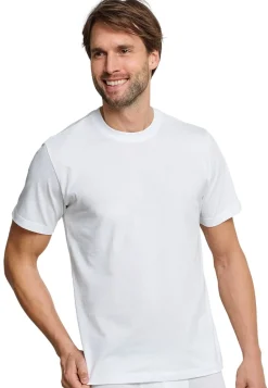 Schiesser 2pk Crew Neck American Jersey T-Shirt - White