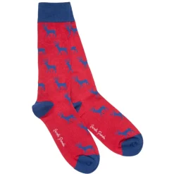 Swole Panda Red Stags Socks