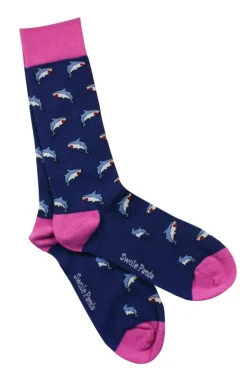 Swole Panda Shark Socks