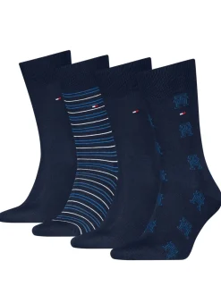 Tommy Hilfiger 4 Pack Gift Box Socks - Navy