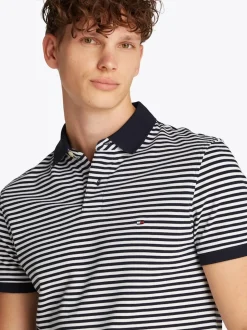 Tommy Hilfiger 1985 Stripe Polo - Navy