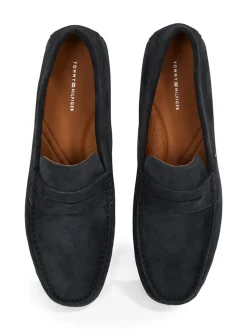 Tommy Hilfiger Casual Hilfiger Suede Driver - Navy