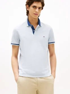 Tommy Hilfiger Contrast Collar Block Shirt - Blue