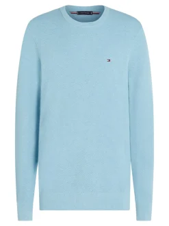 Tommy Hilfiger Essential Structure Crew Neck - Blue