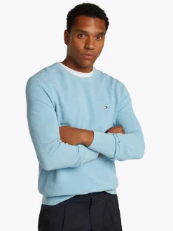 Tommy Hilfiger Essential Structure Crew Neck - Blue