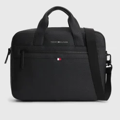 Tommy Hilfiger Essential Laptop Bag - Black