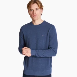 Tommy Hilfiger Essential Structure Crew Neck - Blue
