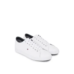 Tommy Hilfiger Essential White Leather Sneaker - White