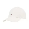 Tommy Hilfiger Flag Cotton 6 Panel Cap - Stone