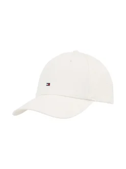 Tommy Hilfiger Flag Cotton 6 Panel Cap - Stone